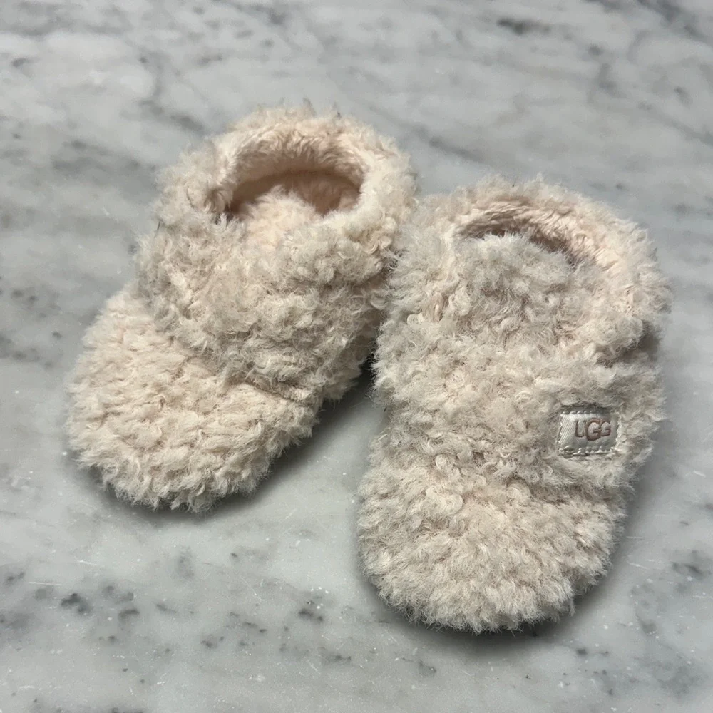 UGG Soft Cream Baby Slippers